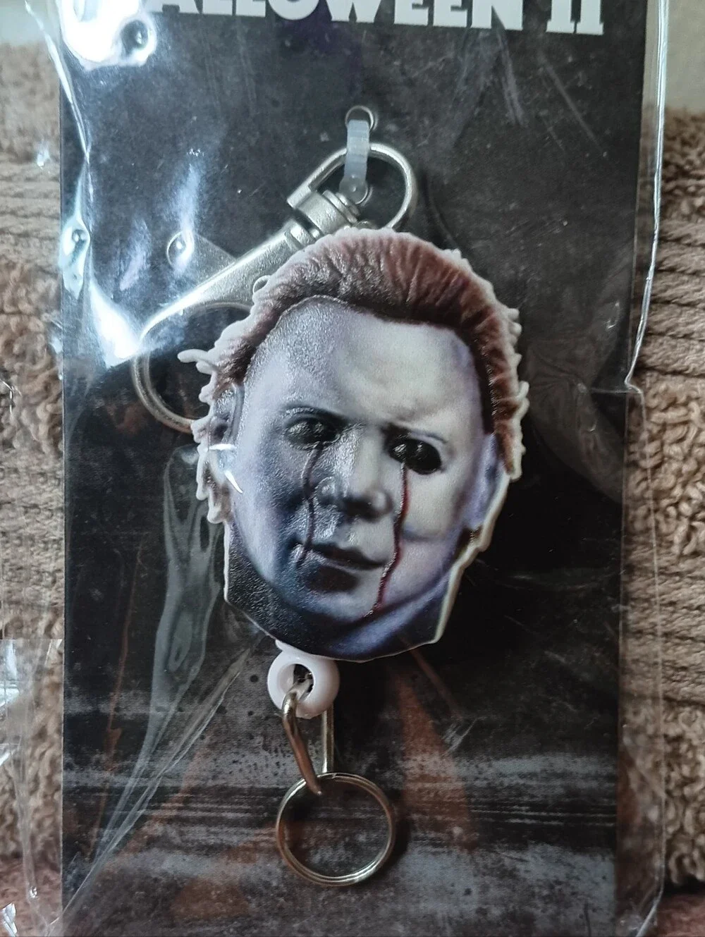 HALLOWEEN II Michael Myers Retractable Badge Reel with Metal Clip